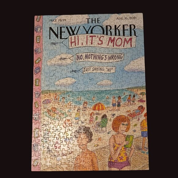 New York Puzzle Company "Hi, It's Mom" Jigsaw Puzzle, 500 pcs - Picture 2 of 3